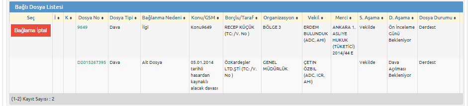 BagliDosyaListesi