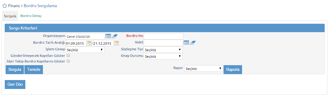 BordroSorgulamaEkranGoruntusu