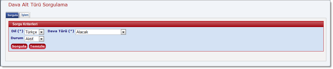 DavaAltTuruSorgulama_SorguKriteri