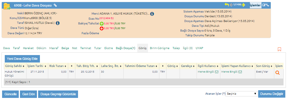 DavaGorusleri