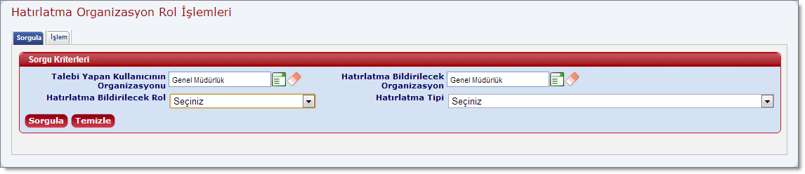 HatirlatmaIsEmriRolSorgulaEkran