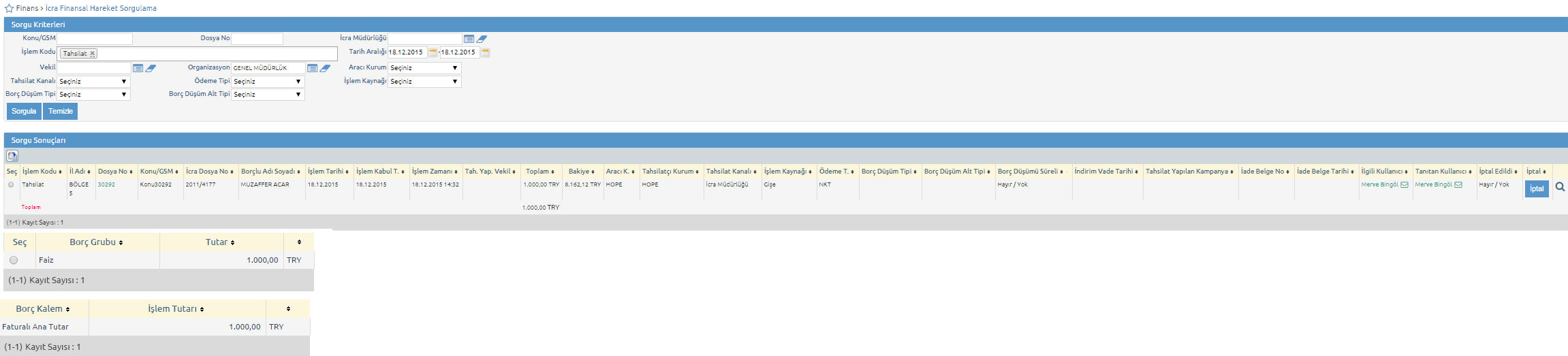 IcraFinansalHareketSorguSonuclariBorcKalemMasrafDetay