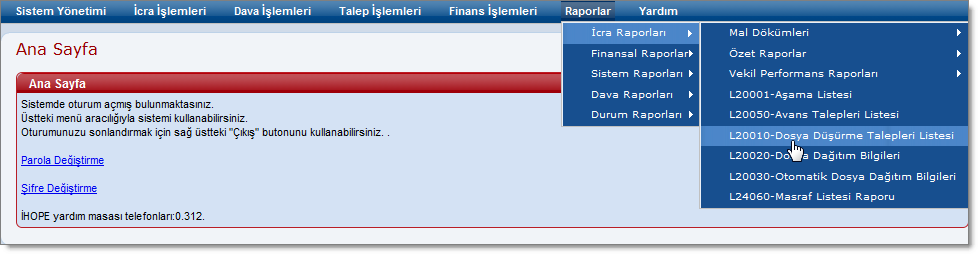 L20010_dosyaDusurmeTalepListesiMenu