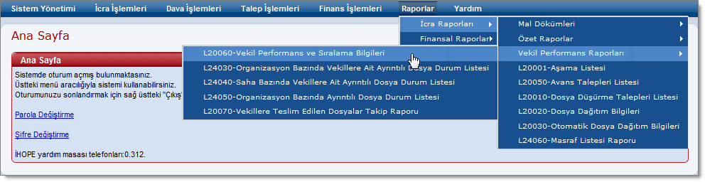 L20060_VekilPerformansVeSiralamaBilgileriMenu