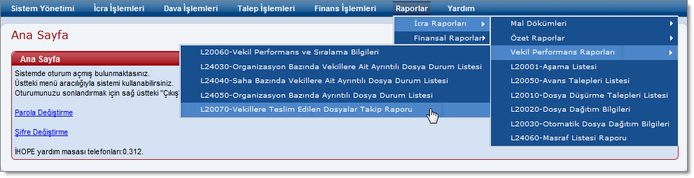 L20070_VekillereTeslimEdilenDosyalarMenu