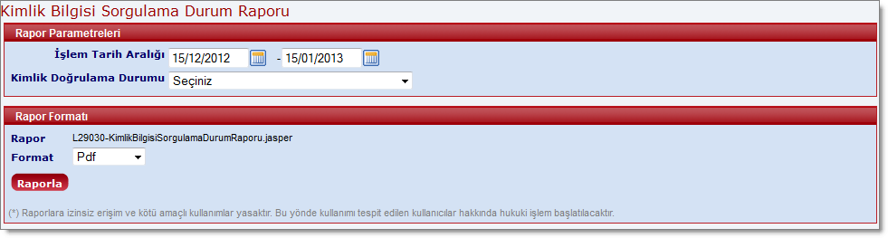 L29030_KimlikBilgisiSorgulamaDurumRaporuSayfa