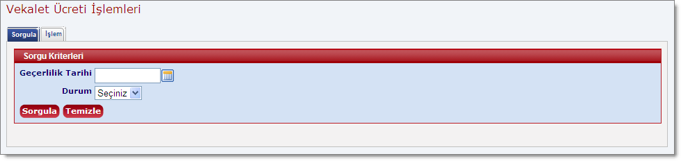 VekaletUcretiSorgulaEkran