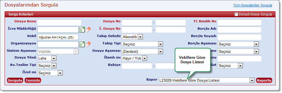 VekillereGoreDosyaListesi