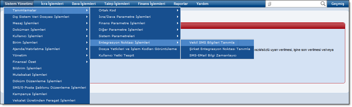 vekilSmsSorgulaUlasim