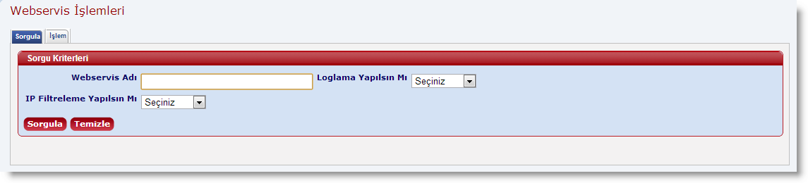 WebservisIslemleriEkran